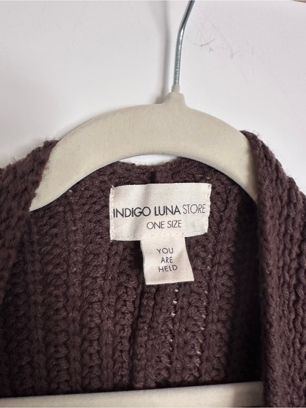 Indigo Luna Tuula Poncho in Cacao - Picture 7 of 8
